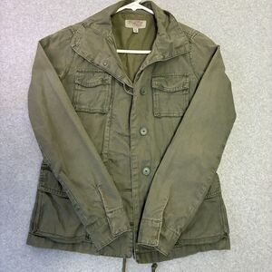 Cute Army Green Utility Jacket Women’s XS Military Field Cargo Coat